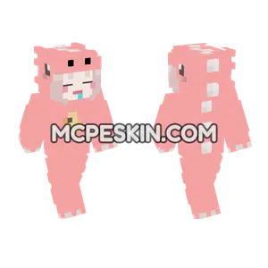 Sleeping Girl Minecraft Bedrock skin