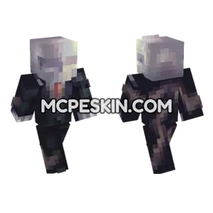 Slenderman Skin Minecraft Bedrock skin
