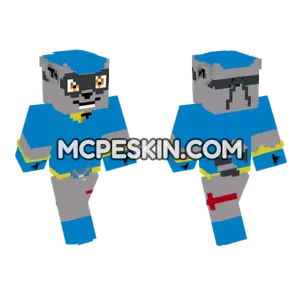 Sly Cooper Skin Minecraft Bedrock skin