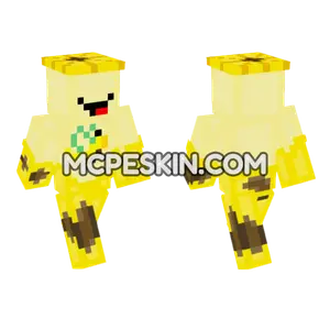 Smellybananna Banana Outfit Minecraft Bedrock skin