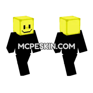 Smiley Block Minecraft Bedrock skin