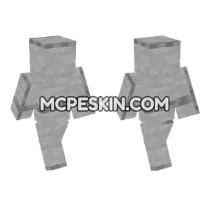 Smooth Stone Block Minecraft Bedrock skin