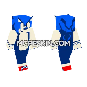 Sonic 1 NES Version Skin Minecraft Bedrock skin