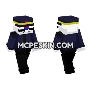 South Korea Police Uniform Minecraft Bedrock skin