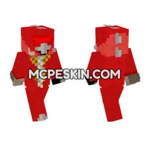Soviet Gigan Red Minecraft Bedrock skin