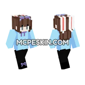 Space Bunny Outfit Minecraft Bedrock skin