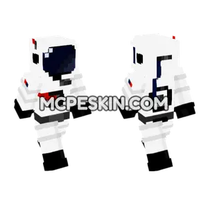 Spaceman Skin Minecraft Bedrock skin