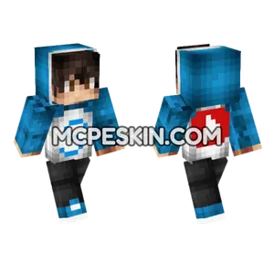 Sparta356 Blue Outfit Minecraft Bedrock skin