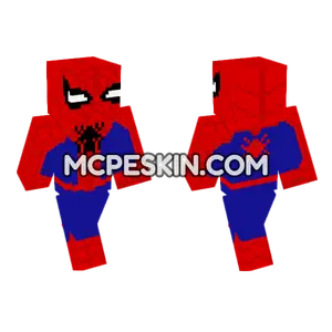 Spider-Man Arach City Minecraft Bedrock skin