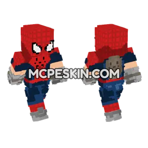 Spider-Man Classic Suit Minecraft Bedrock skin
