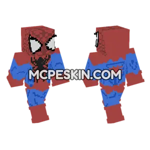 Spider-Man Classic Wide Eyes Minecraft Bedrock skin