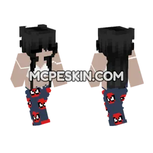 Spider-Man Inspired Outfit Minecraft Bedrock skin
