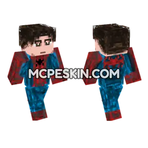 Spider-Man New Brand Day Unmasked Minecraft Bedrock skin