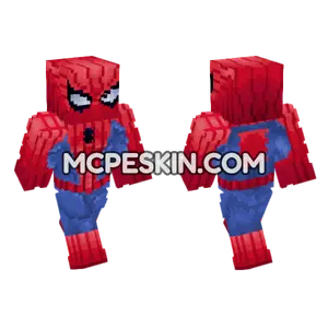 Spider-Man Suit Minecraft Bedrock skin
