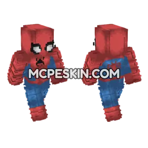 Spider-Man Suit Minecraft Bedrock skin