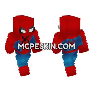 Spider-Man Suit Minecraft Bedrock skin