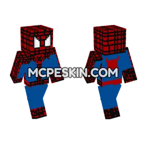 Spider-Man Suit Minecraft Bedrock skin