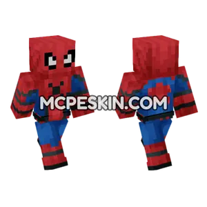 Spider-Man Suit Minecraft Bedrock skin