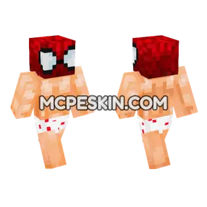 Spider-Man Suit Minecraft Bedrock skin