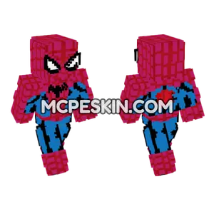 Spider-Man Suit Minecraft Bedrock skin