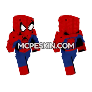 Spider-Man Suit Minecraft Bedrock skin