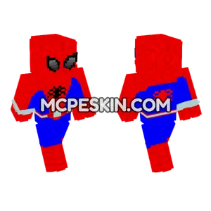 Spider-Man Suit Minecraft Bedrock skin