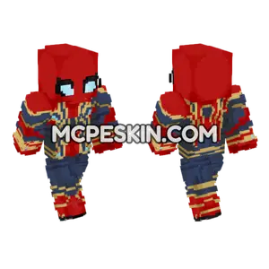 Spider-Man Suit Minecraft Bedrock skin