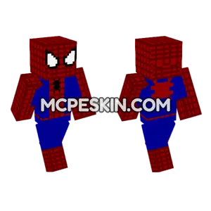 Spider-Man Suit Minecraft Bedrock skin