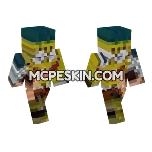 Spongebob New 1 Minecraft Bedrock skin