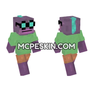 Spongebob New 2 Minecraft Bedrock skin
