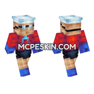 Spongebob New 3 Minecraft Bedrock skin