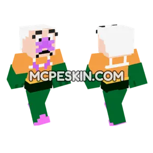Spongebob Skin 11 Minecraft Bedrock skin