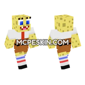 Spongebob Skin 4 Minecraft Bedrock skin