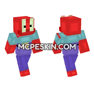 Spongebob Skin 6 Minecraft Bedrock skin