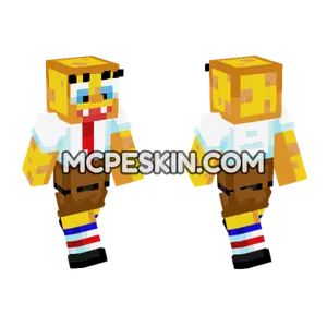SpongeBob SquarePants Minecraft Bedrock skin