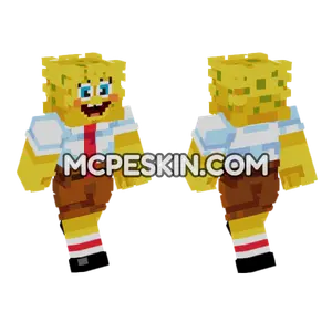 SpongeBob SquarePants Minecraft Bedrock skin