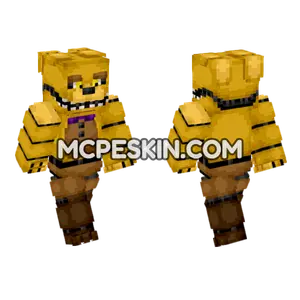 Spring Bonnie Fnaf 4 Minecraft Bedrock skin