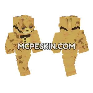 Spring Bonnie FNAF Movie Minecraft Bedrock skin