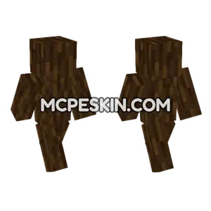 Spruce Log Skin Minecraft Bedrock skin