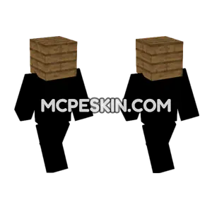 Spruce Planks Outfit Minecraft Bedrock skin