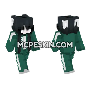 Squid Game Girl Version Minecraft Bedrock skin