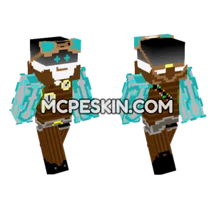 Steampunk Robot Minecraft Bedrock skin