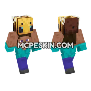 Steve Bee Minecraft Bedrock skin