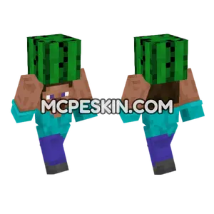 Steve Cactus Minecraft Bedrock skin
