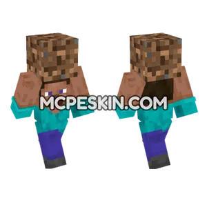 Steve Coarse Dirt Minecraft Bedrock skin