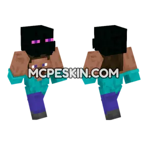 Steve Enderman Skin Minecraft Bedrock skin