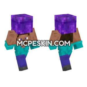 Steve Portal Skin Minecraft Bedrock skin
