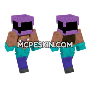 Steve Shulker Box Minecraft Bedrock skin