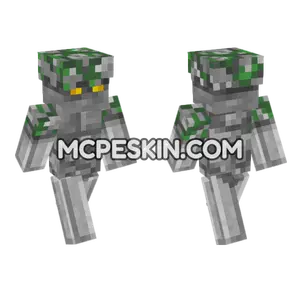 Stone Rock Creature Minecraft Bedrock skin