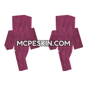 Stripped Crimson Stem Minecraft Bedrock skin